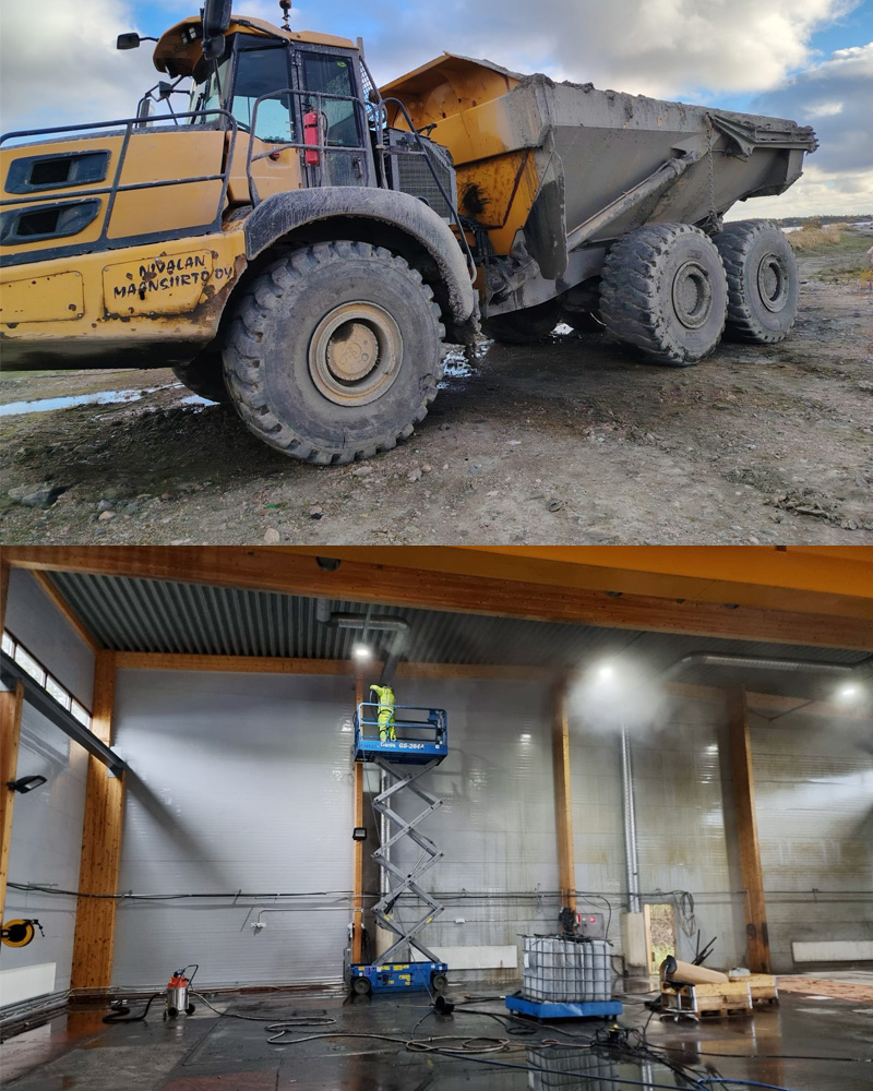 kalustopesut teollisuushallin ja kaluston pesu Pirkanmaalla